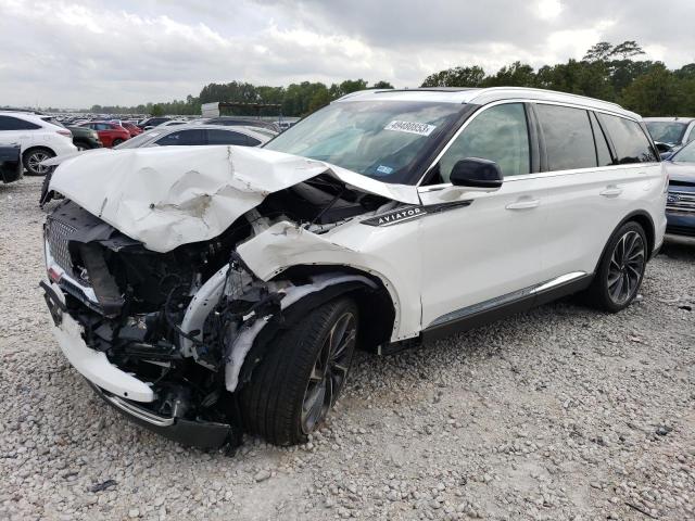 5LM5J7WC4MGL19288 - 2021 LINCOLN AVIATOR RESERVE WHITE photo 1