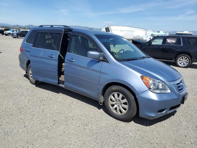 5FNRL38768B037018 - 2008 HONDA ODYSSEY EXL BLUE photo 4