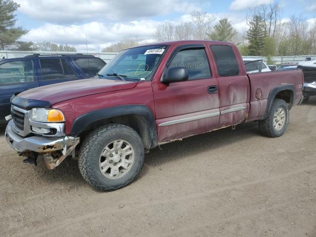 1GTEK19ZX6Z254293 - 2006 GMC NEW SIERRA K1500 BURGUNDY photo 1