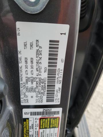 5TFNC5DB6RX078311 - 2024 TOYOTA TUNDRA CREWMAX PLATINUM ნაცრისფერი ფოტო 12