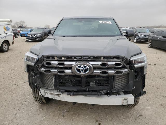 5TFNC5DB6RX078311 - 2024 TOYOTA TUNDRA CREWMAX PLATINUM ნაცრისფერი ფოტო 5