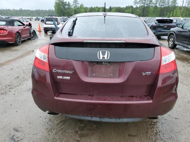 5J6TF1H53CL006552 - 2012 HONDA CROSSTOUR EXL ბურგუნდია ფოტო 6