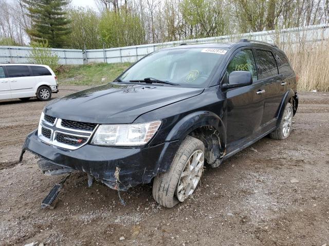 3C4PDCDG2DT567203 - 2013 DODGE JOURNEY CREW BLACK photo 1