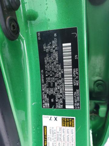 JTLKT324464067725 - 2006 TOYOTA OTHER XB GREEN photo 12