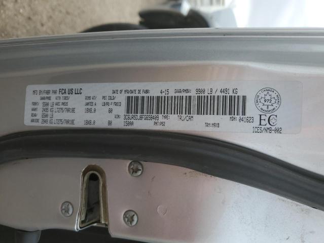 3C6UR5DJ8FG658409 - 2015 RAM 2500 SLT ვერცხლისფერი ფოტო 12