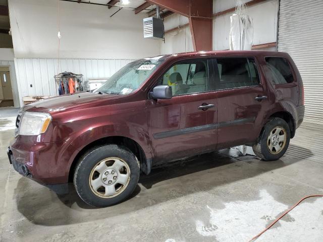 5FNYF4H2XDB064844 - 2013 HONDA PILOT LX MAROON photo 1