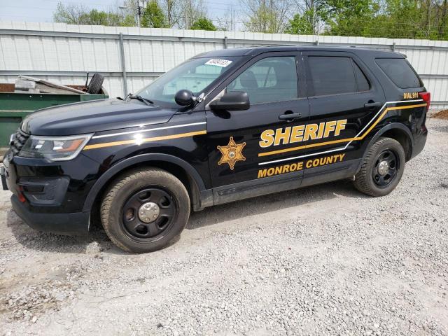 1FM5K8ARXGGC72838 - 2016 FORD EXPLORER POLICE INTERCEPTOR BLACK photo 1