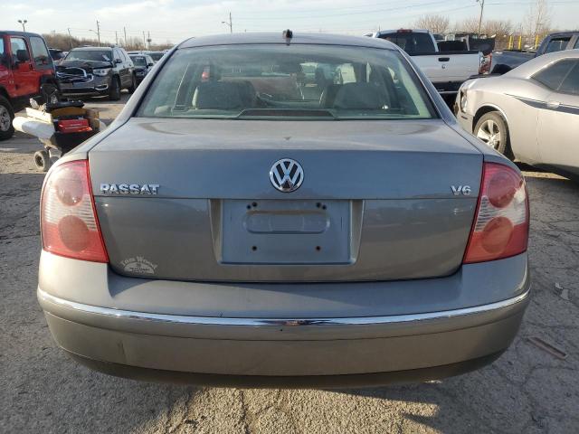 WVWRH63B64P153379 - 2004 VOLKSWAGEN PASSAT GLX ნაცრისფერი ფოტო 6