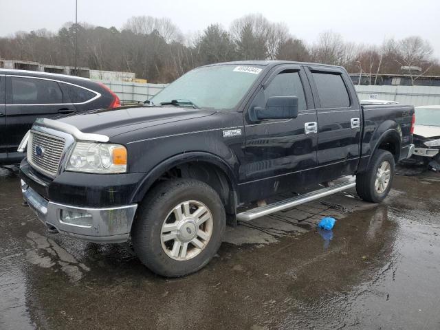 1FTPW14544FA44496 - 2004 FORD F150 SUPERCREW BLACK photo 1