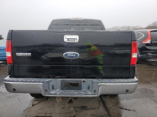 1FTPW14544FA44496 - 2004 FORD F150 SUPERCREW BLACK photo 6