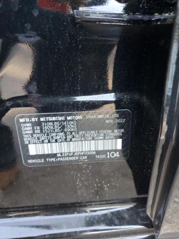 ML32FUFJ6PHF03094 - 2023 MITSUBISHI MIRAGE G4 ES BLACK photo 12