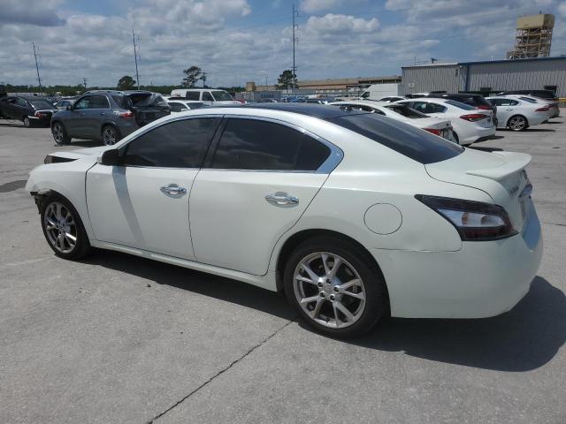 1N4AA5AP8EC459122 - 2014 NISSAN MAXIMA S WHITE photo 2