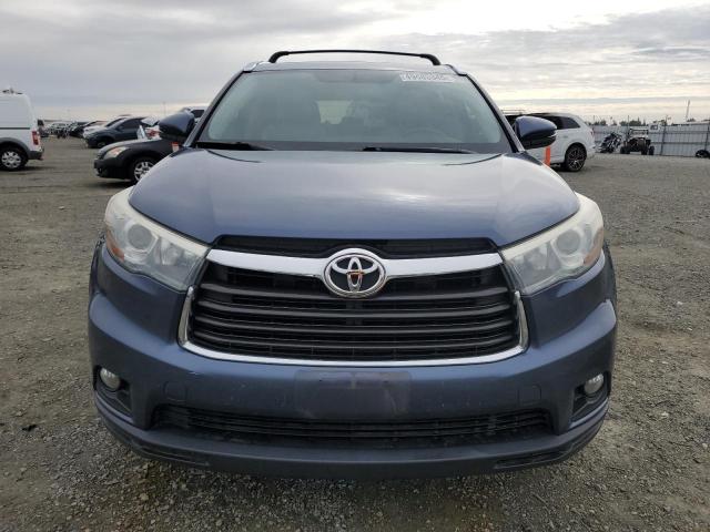 5TDJKRFH8FS181757 - 2015 TOYOTA HIGHLANDER XLE 蓝色 照片 5