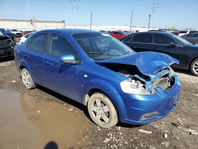 KL1TD566X7B089530 - 2007 CHEVROLET AVEO BASE BLUE photo 4