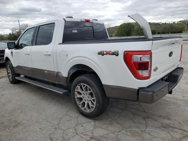 1FTFW1E88MFA40553 - 2021 FORD F150 SUPERCREW WHITE photo 2