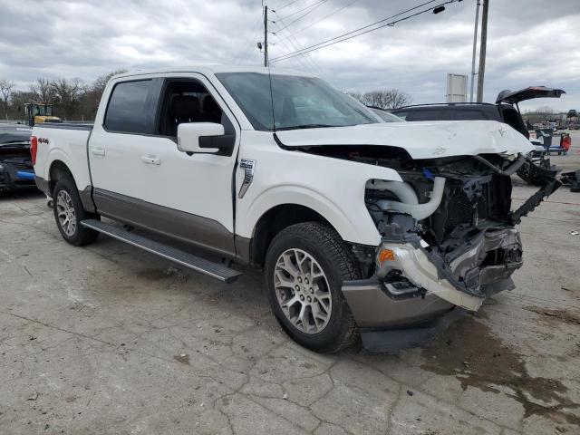 1FTFW1E88MFA40553 - 2021 FORD F150 SUPERCREW WHITE photo 4