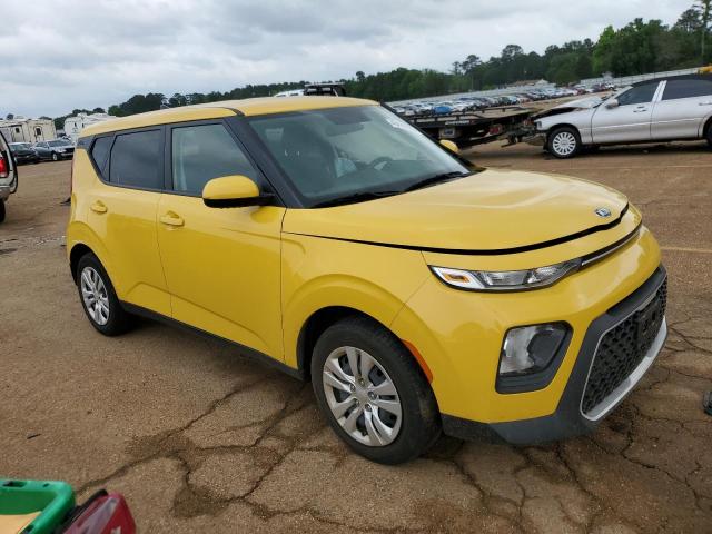 KNDJ23AU2L7070905 - 2020 KIA SOUL LX YELLOW photo 4