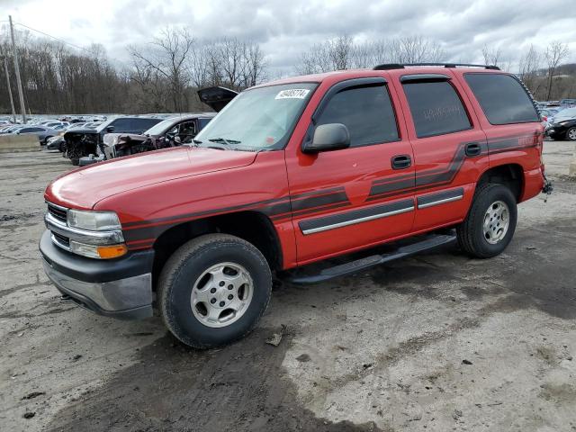 1GNEK13Z65J199726 - 2005 CHEVROLET TAHOE K1500 RED photo 1