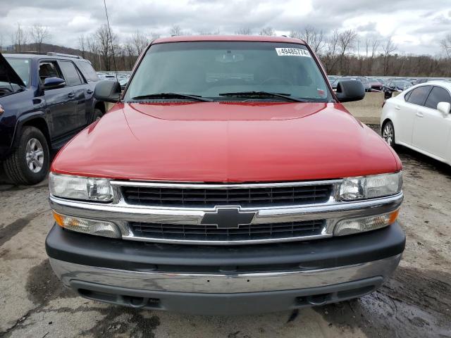 1GNEK13Z65J199726 - 2005 CHEVROLET TAHOE K1500 RED photo 5