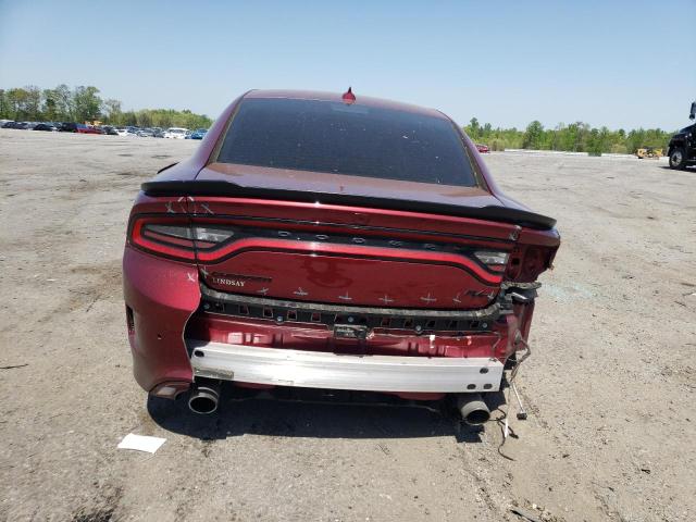 2C3CDXCT9NH136263 - 2022 DODGE CHARGER R/T RED photo 6