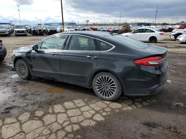 3FA6P0HD6HR412602 - 2017 FORD FUSION SE BLACK photo 2