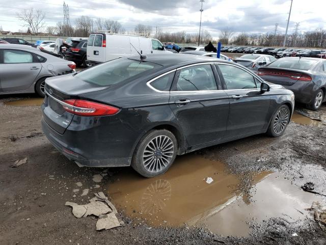 3FA6P0HD6HR412602 - 2017 FORD FUSION SE BLACK photo 3