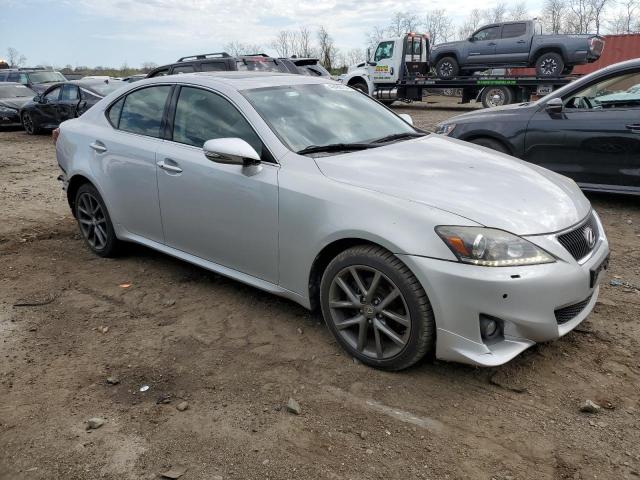 JTHCF5C26D5062032 - 2013 LEXUS IS 250 SILVER photo 4