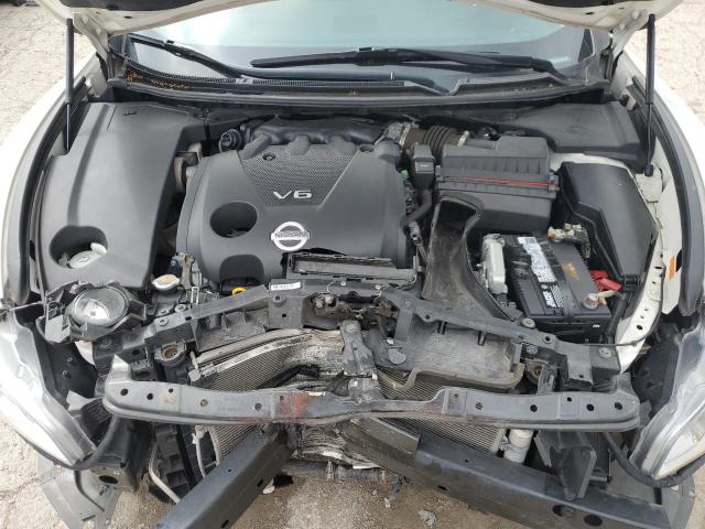 1N4AA51E19C833901 - 2009 NISSAN MAXIMA S WHITE photo 11