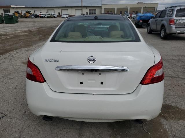 1N4AA51E19C833901 - 2009 NISSAN MAXIMA S WHITE photo 6