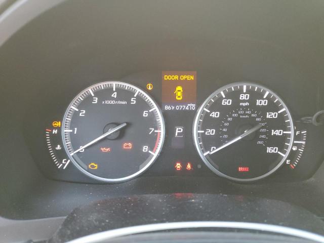 19UDE2F70JA004632 - 2018 ACURA ILX PREMIUM TECH შავი ფოტო 9