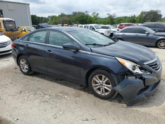 5NPEB4AC7DH673618 - 2013 HYUNDAI SONATA GLS BLUE photo 4