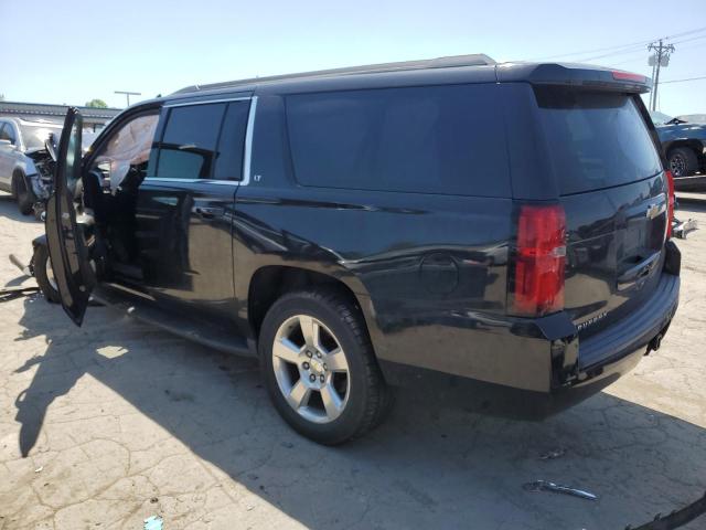 1GNSKHKC3GR122678 - 2016 CHEVROLET SUBURBAN K1500 LT BLACK photo 2