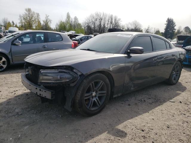 2C3CDXAT5GH266854 - 2016 DODGE CHARGER POLICE GRAY photo 1