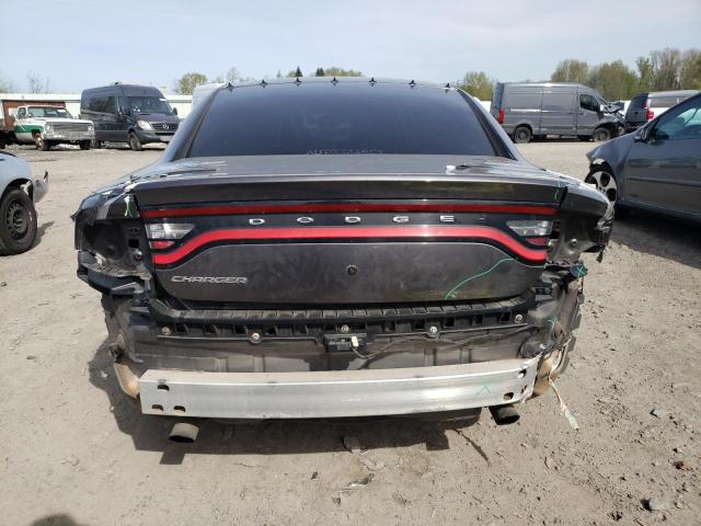 2C3CDXAT5GH266854 - 2016 DODGE CHARGER POLICE GRAY photo 6