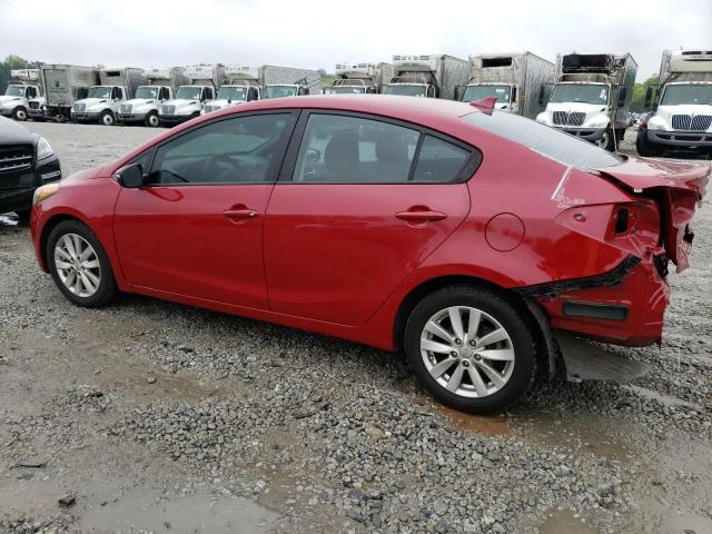 KNAFX4A63F5415032 - 2015 KIA FORTE LX RED photo 2