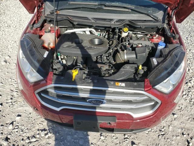 MAJ6S3GL0KC252957 - 2019 FORD ECOSPORT SE 红色 照片 12