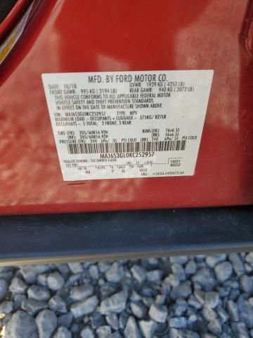 MAJ6S3GL0KC252957 - 2019 FORD ECOSPORT SE 红色 照片 13