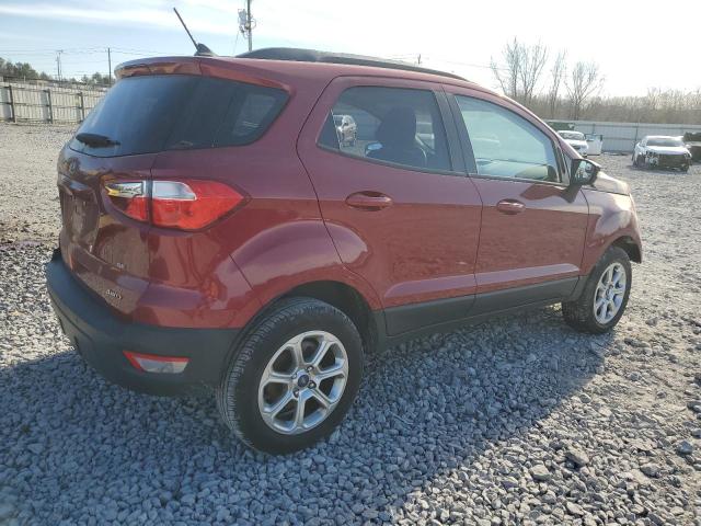 MAJ6S3GL0KC252957 - 2019 FORD ECOSPORT SE 红色 照片 3