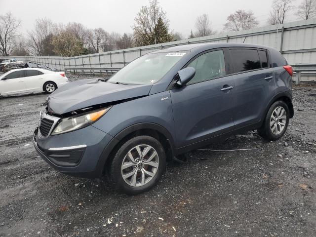 KNDPBCACXE7613809 - 2014 KIA SPORTAGE LX BLUE photo 1