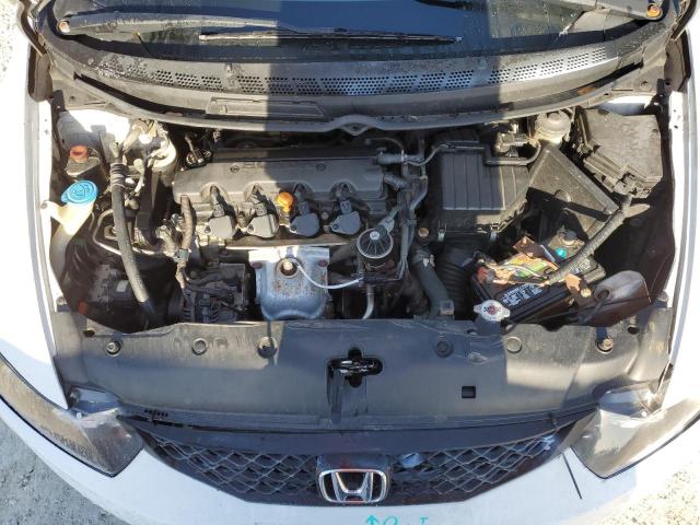 2HGFG12697H532108 - 2007 HONDA CIVIC LX WHITE photo 11