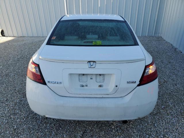 2HGFG12697H532108 - 2007 HONDA CIVIC LX WHITE photo 6