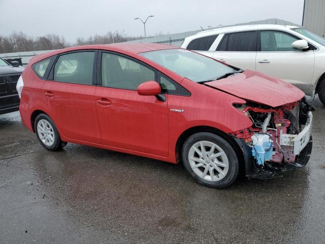 JTDZN3EUXC3129761 - 2012 TOYOTA PRIUS V RED photo 4