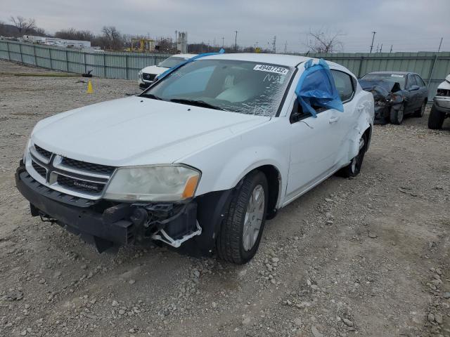 1B3BD4FB0BN564364 - 2011 DODGE AVENGER EXPRESS WHITE photo 2