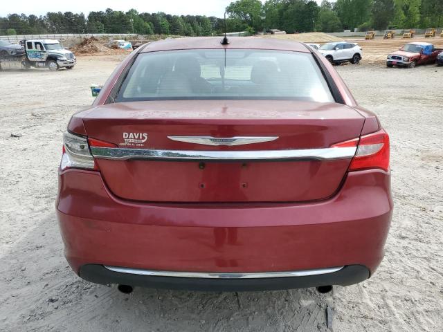 1C3BC1FG2BN581344 - 2011 CHRYSLER 200 TOURING MAROON photo 6