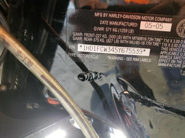 1HD1FCW345Y675539 - 2005 HARLEY-DAVIDSON FLHTCUI 黑色 照片 8