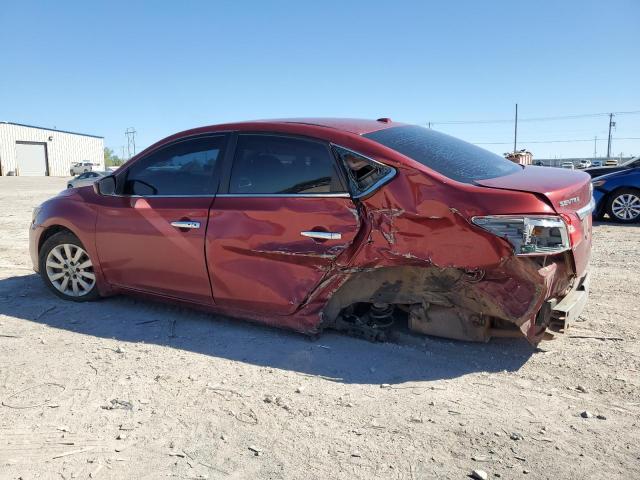 3N1AB7AP1GL642603 - 2016 NISSAN SENTRA S BURGUNDY photo 2