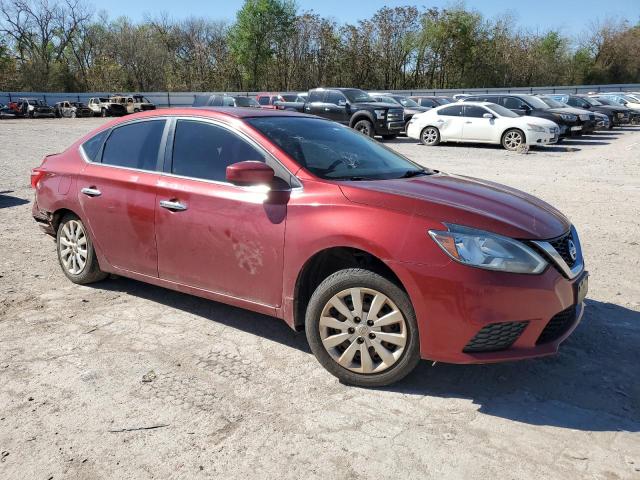 3N1AB7AP1GL642603 - 2016 NISSAN SENTRA S BURGUNDY photo 4