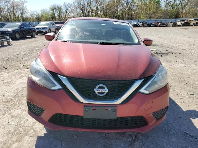 3N1AB7AP1GL642603 - 2016 NISSAN SENTRA S BURGUNDY photo 5