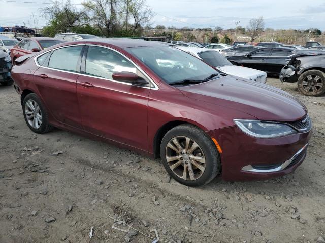 1C3CCCAB0FN701966 - 2015 CHRYSLER 200 LIMITED RED photo 4