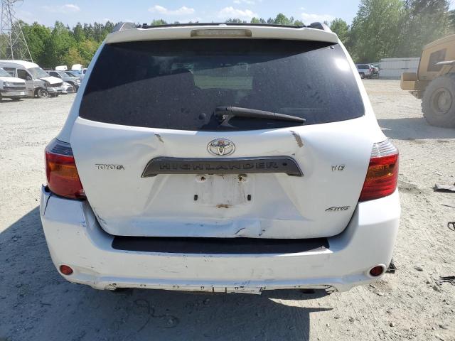 JTEES43A192137652 - 2009 TOYOTA HIGHLANDER SPORT WHITE photo 6